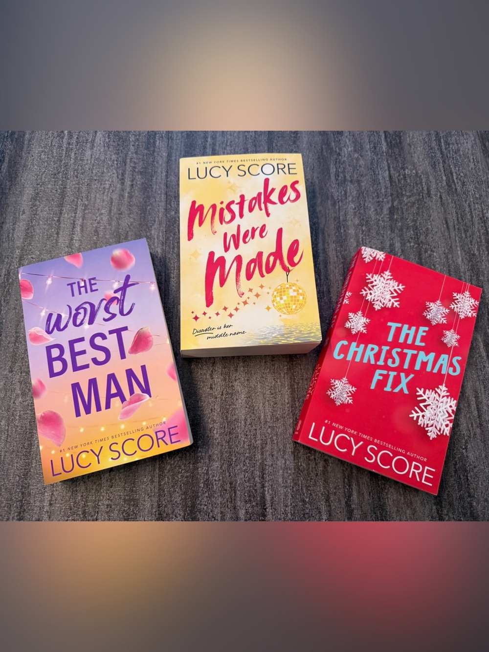 3-pack Lucy Score paperback books